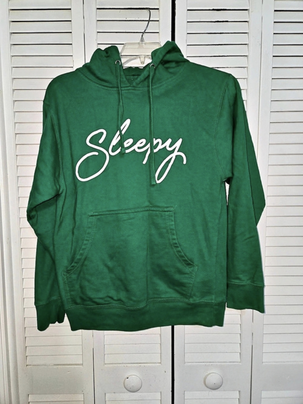 Independent Trading Company Green Pullover Hoodie Size Medium